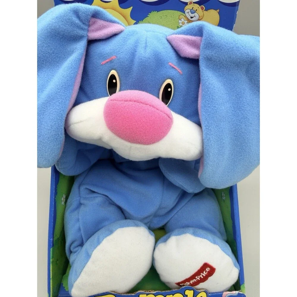 VTG 1998 Fisher Price Rumple Puppy Dog Stuffed Plush Floppy Toy RARE NIB 14